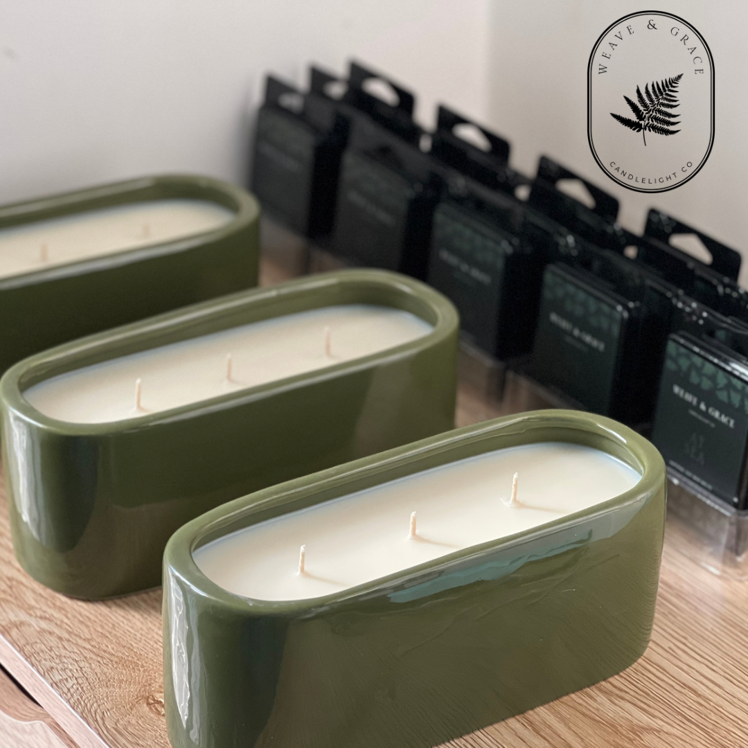 Olive Branch Luxury Centerpiece Soy Candle