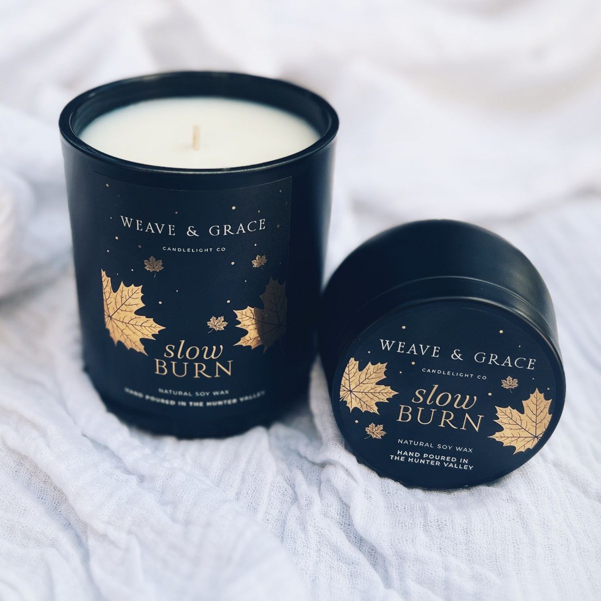 Slow Burn Soy Candle ~ Spiced Maple