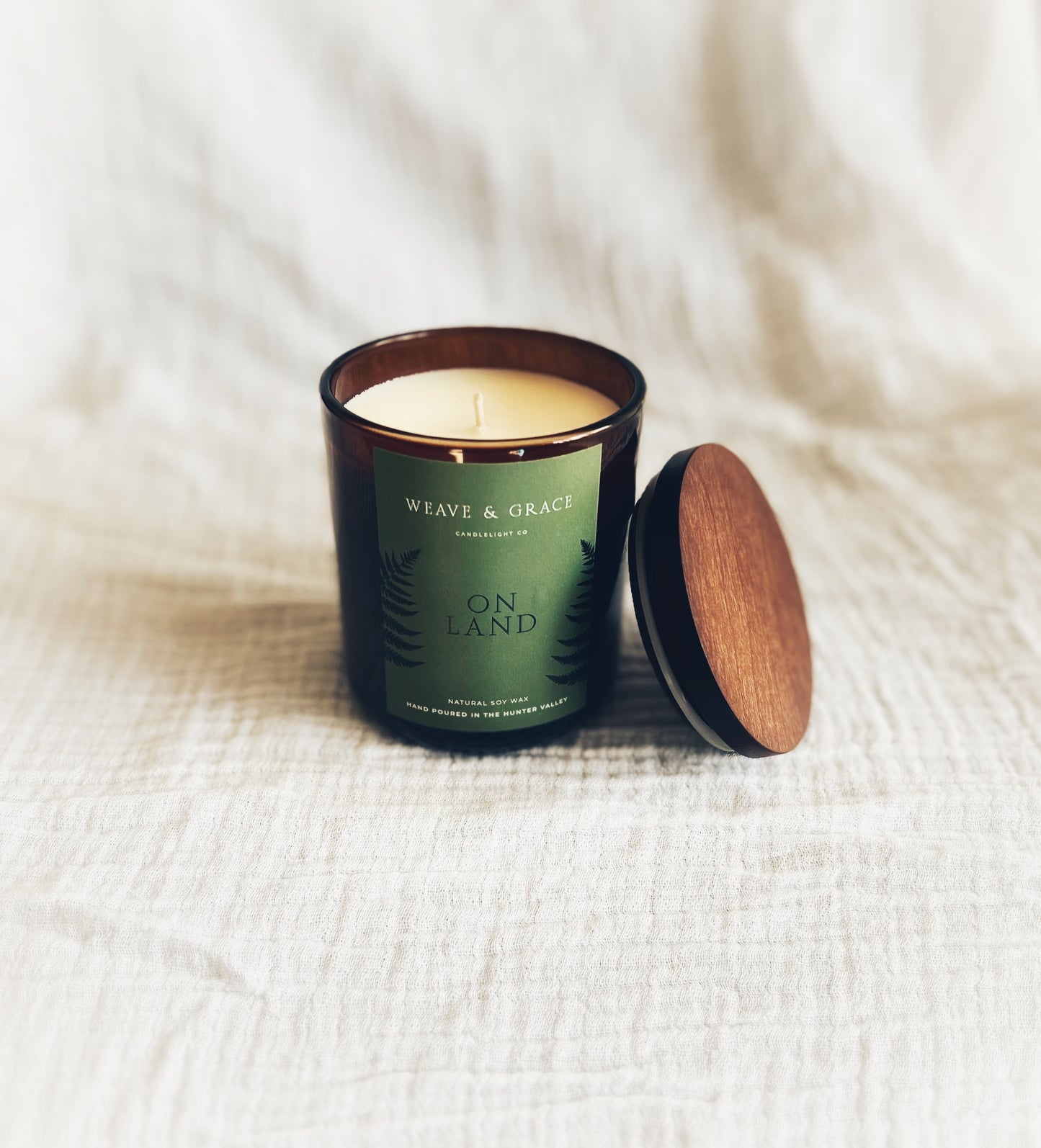 On Land Soy Candle ~ Australian Wild Flowers